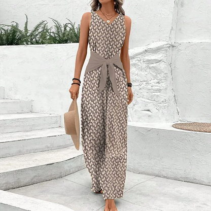 Women's V-Neck Jumpsuit