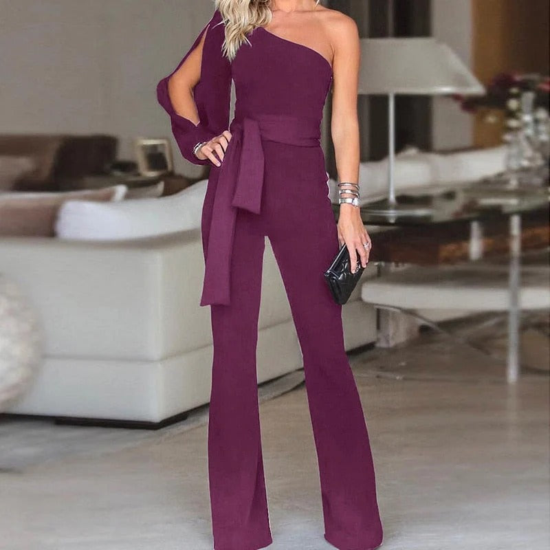 Celestia Open Sleeve Jumpsuit
