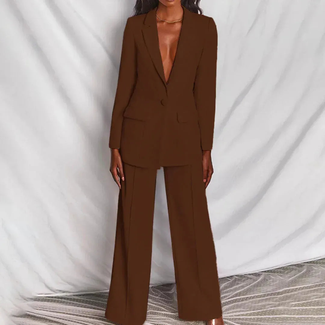 Courtney Longline Trouser Suit