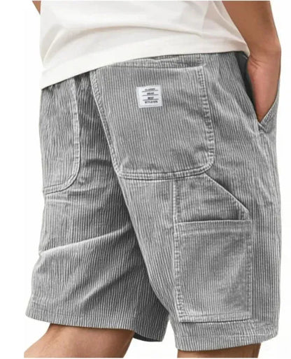 Men's Straight Cut Cargo Corduroy Shorts