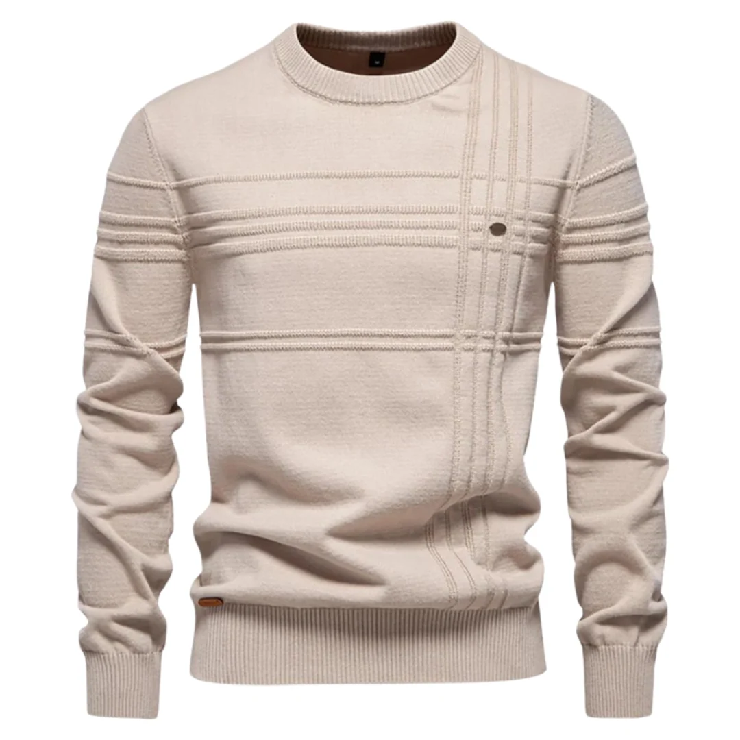 Men's Check Pattern Sweater