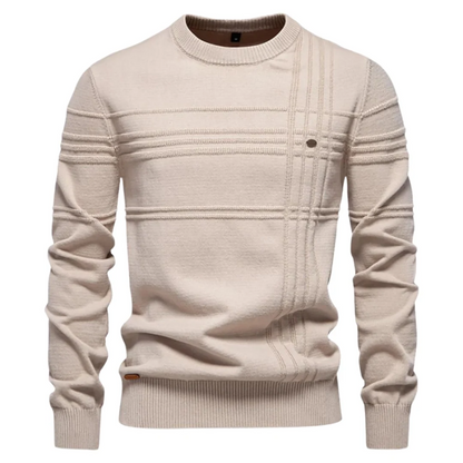 Men's Check Pattern Sweater