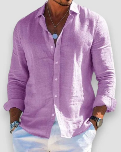 Men's Casual Linen Shirt