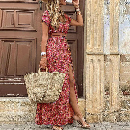 Velvet Boho Maxi Dress