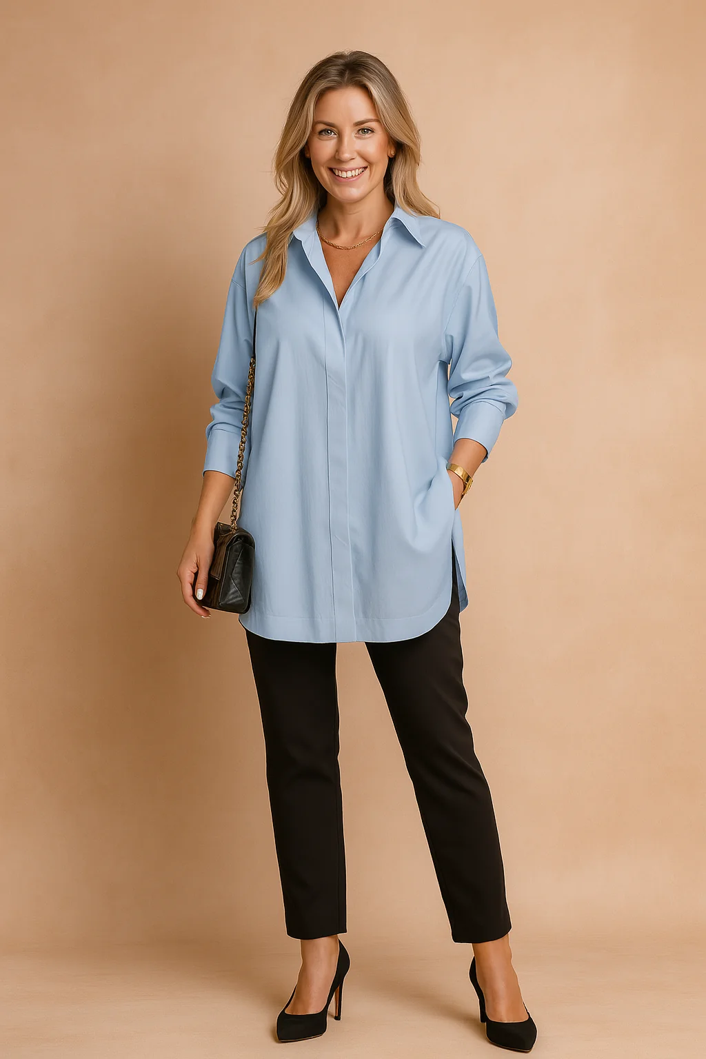 Monaco Oversized Shirt Blouse