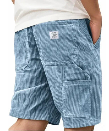 Men's Straight Cut Cargo Corduroy Shorts