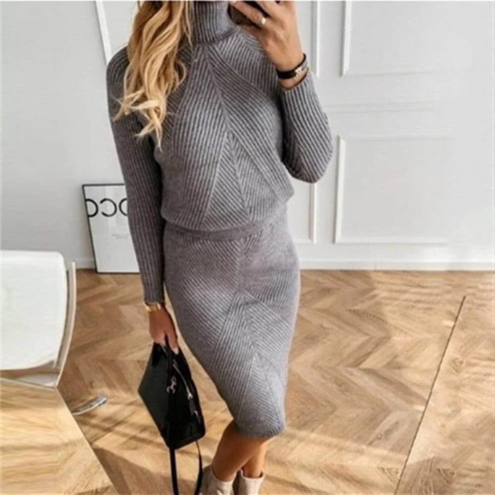Women's Knitted Jumper Dress