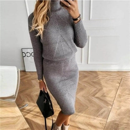 Women's Knitted Jumper Dress