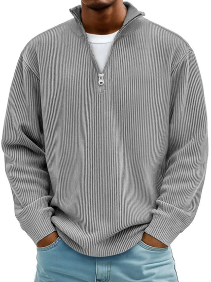 Men's Trendy Half-Zip Sweater