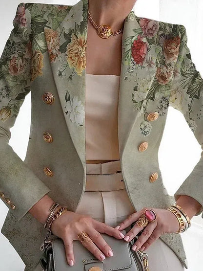 Liora Floral Fitted Blazer