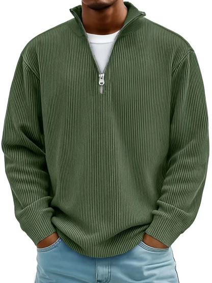 Men's Trendy Half-Zip Sweater