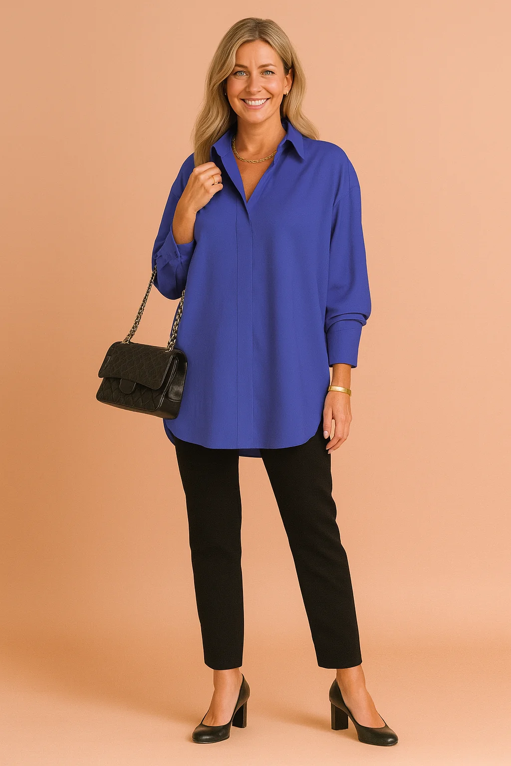 Monaco Oversized Shirt Blouse