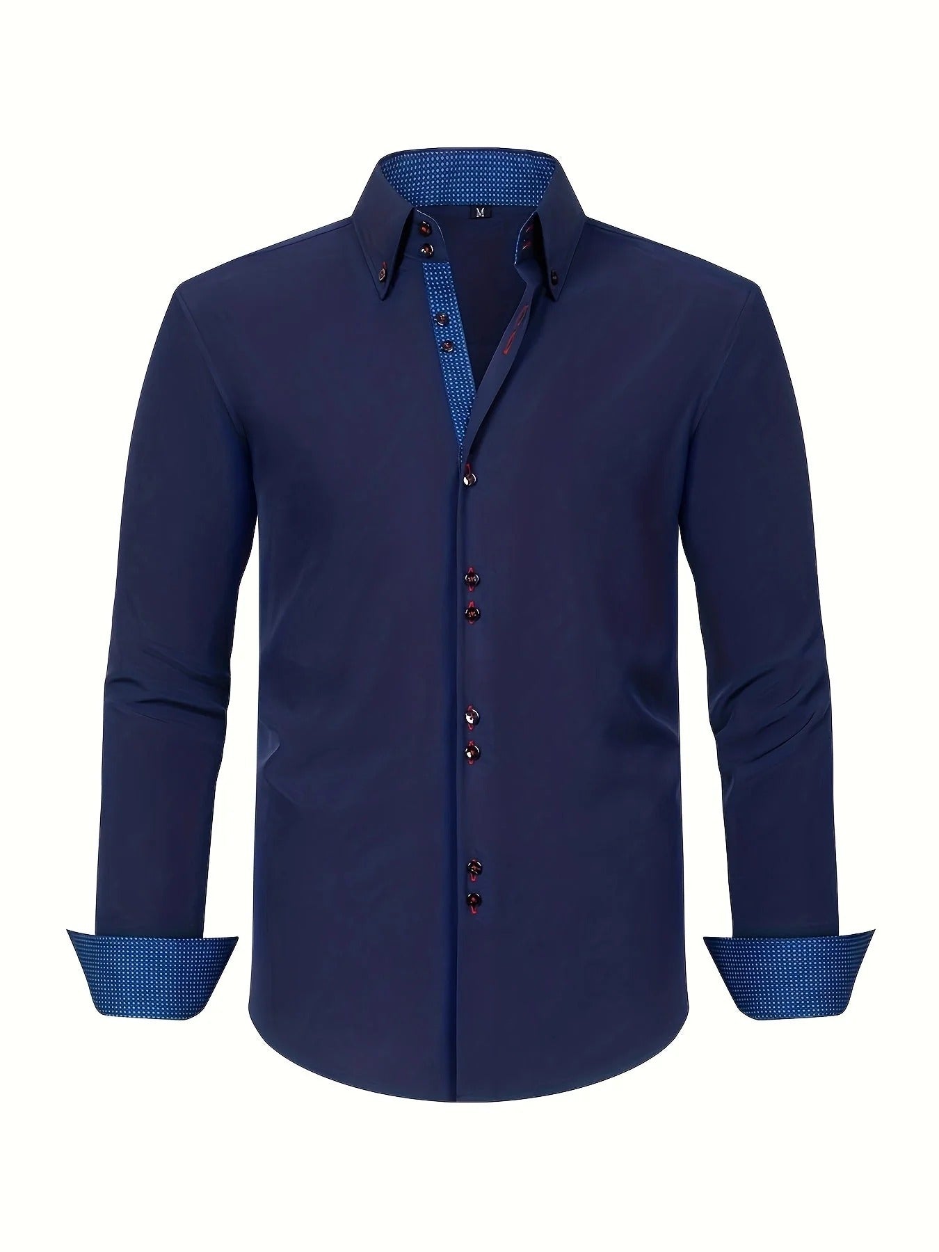 Men's Elegant Shirt with Contrast Details
