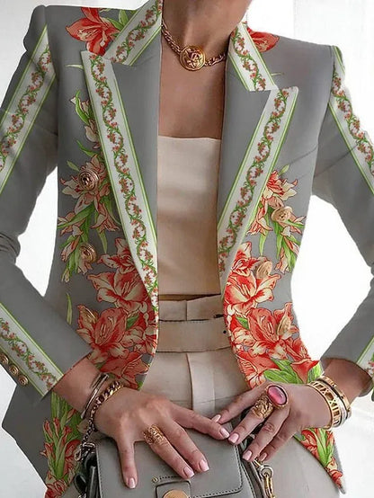 Liora Floral Fitted Blazer