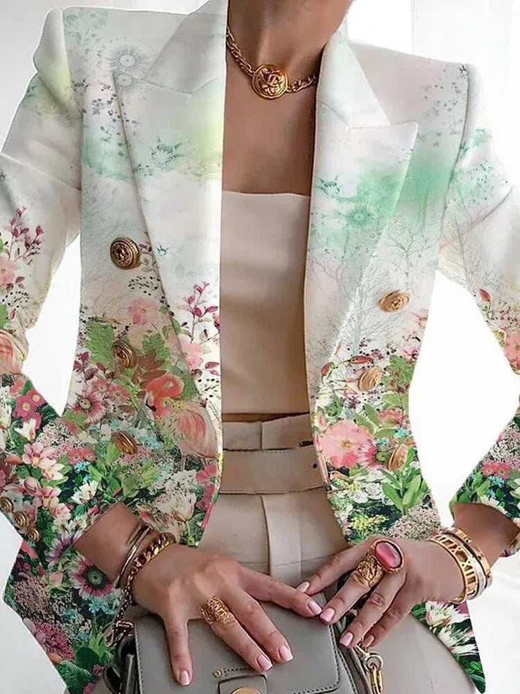 Liora Floral Fitted Blazer