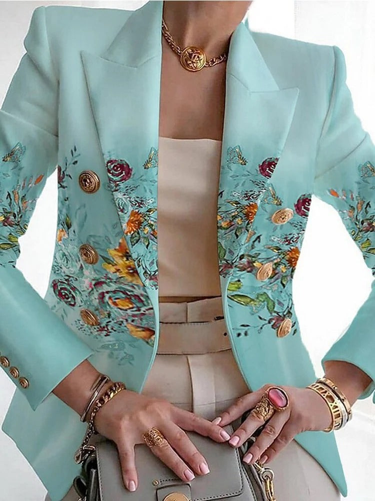 Liora Floral Fitted Blazer