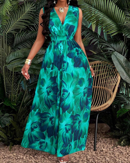 Rosie Belted Maxi Dress