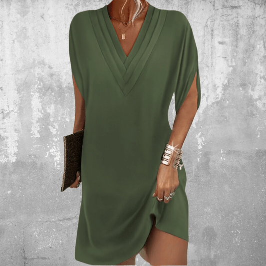 Elegant Dress with Flattering Strategic Draping
