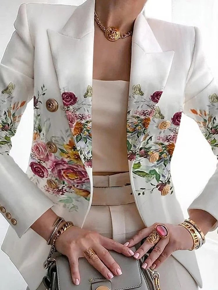 Liora Floral Fitted Blazer