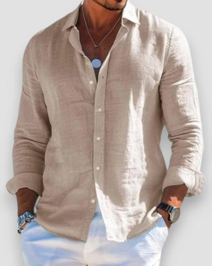 Men's Casual Linen Shirt