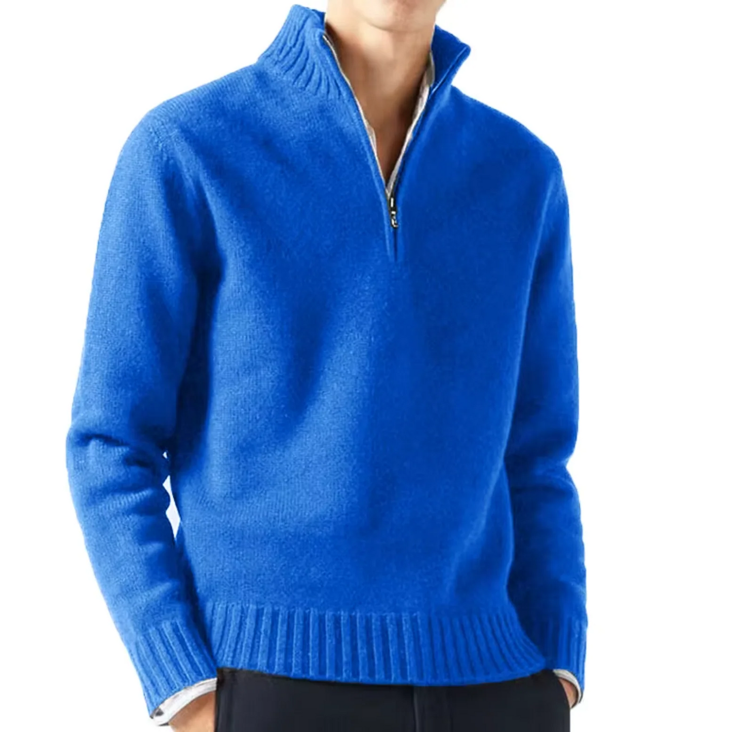 Men's Wool Half-Zip Sweater