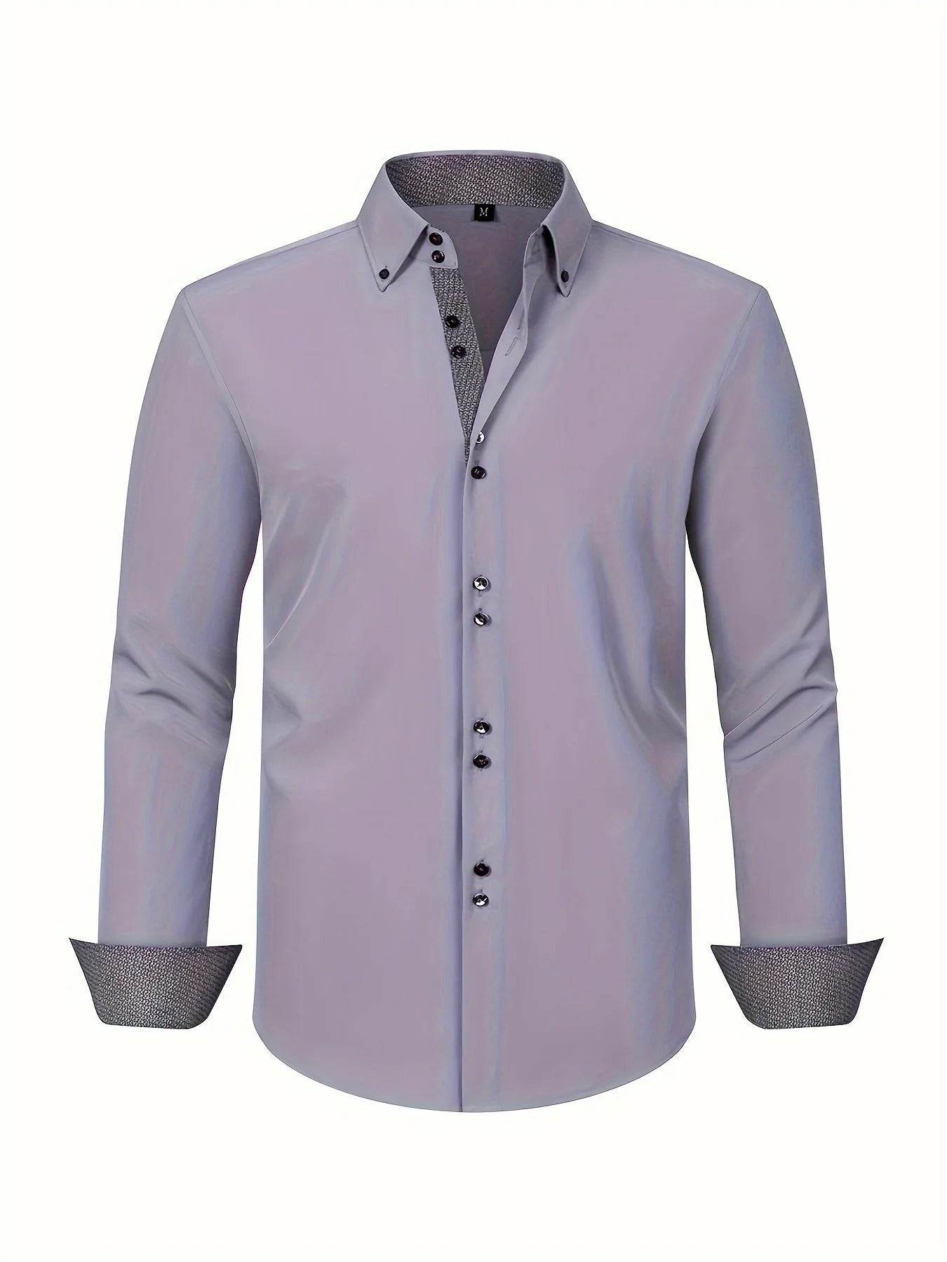 Men's Elegant Shirt with Contrast Details