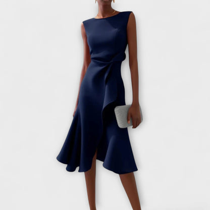 McKenna Draped Midi Dress