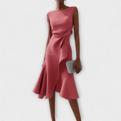 McKenna Draped Midi Dress