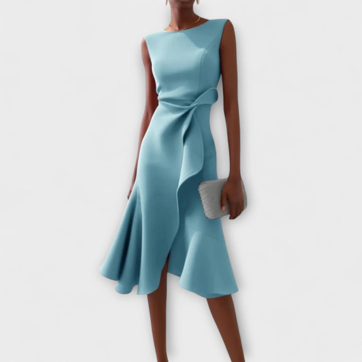 McKenna Draped Midi Dress