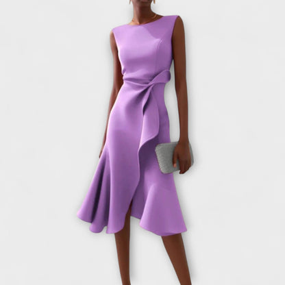 McKenna Draped Midi Dress
