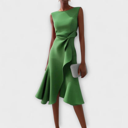 McKenna Draped Midi Dress