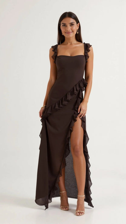 Women's Ruffled Maxi Dress