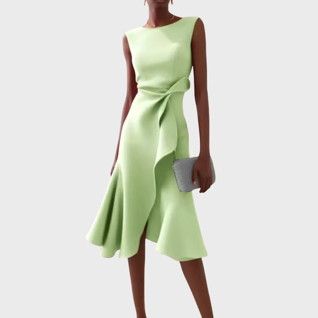 McKenna Draped Midi Dress