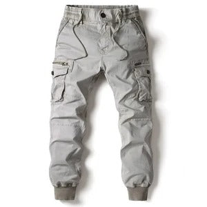 Cargo Utility Joggers with Adjustable Waistband