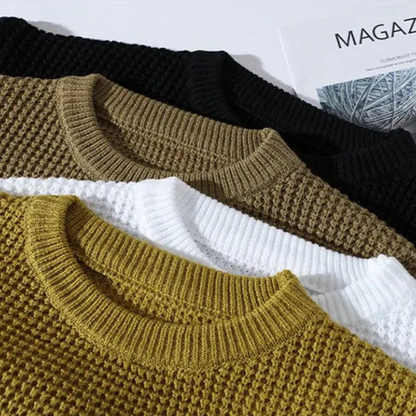 Men's Honeycomb Knit Sweater