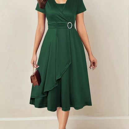 Amara Wrap Midi Dress