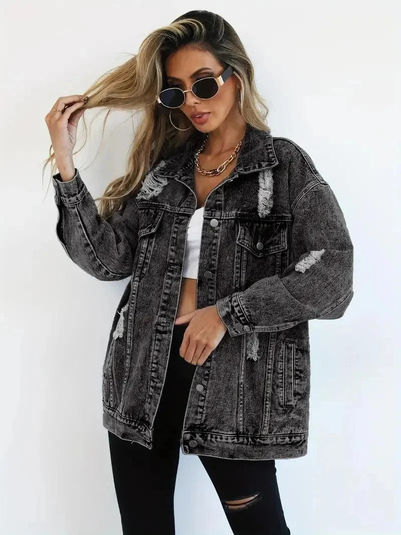 Megan Oversized Denim Jacket