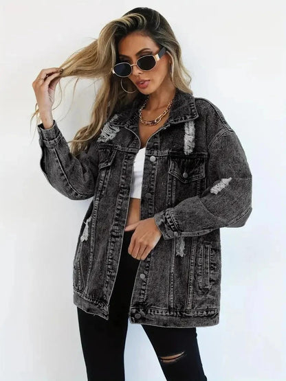 Megan Oversized Denim Jacket
