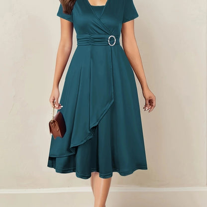 Amara Wrap Midi Dress