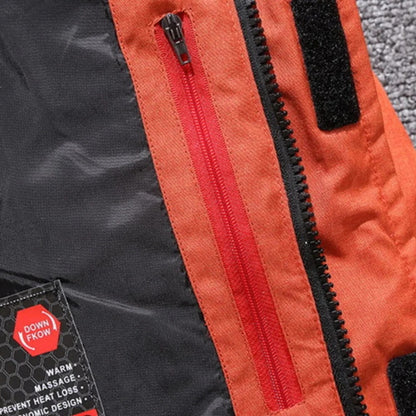Down Winter Jacket with Removable Hood