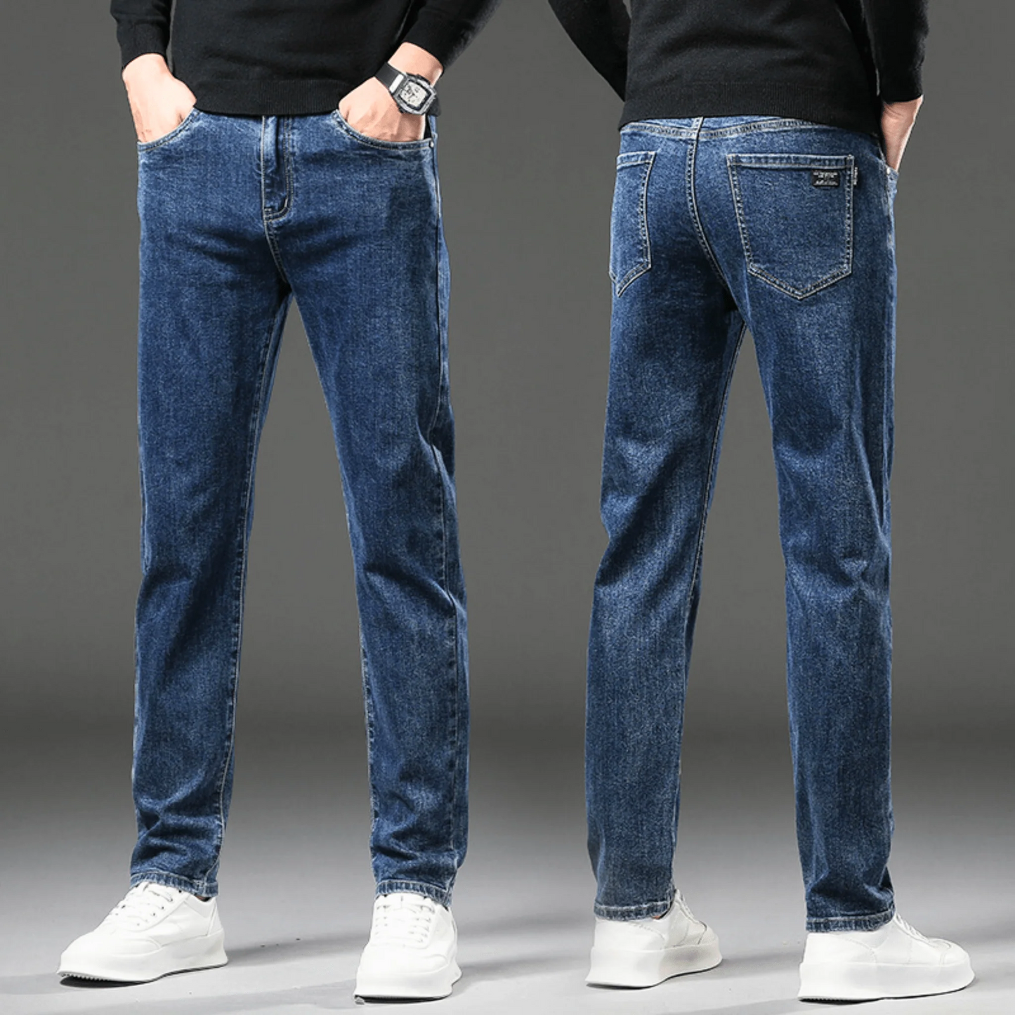 Men's Thermal Denim Jeans