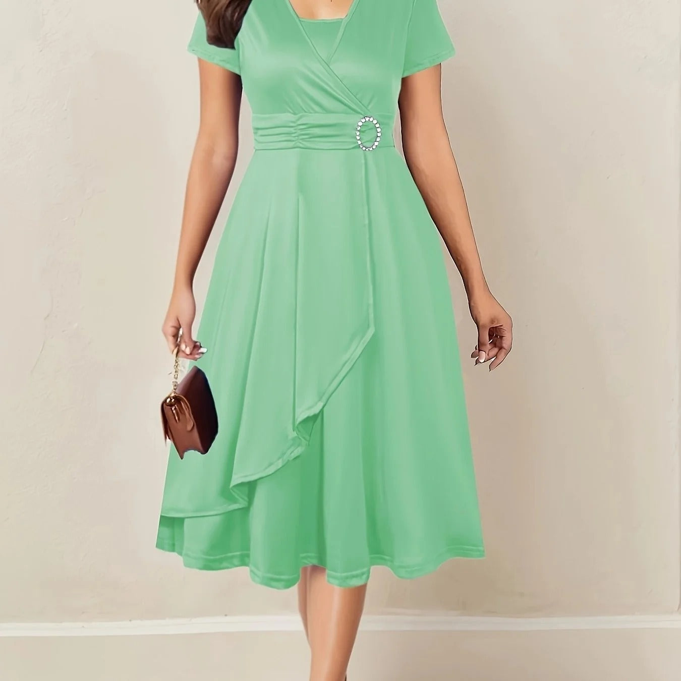 Amara Wrap Midi Dress