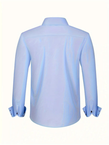 Men's Elegant Shirt with Contrast Details