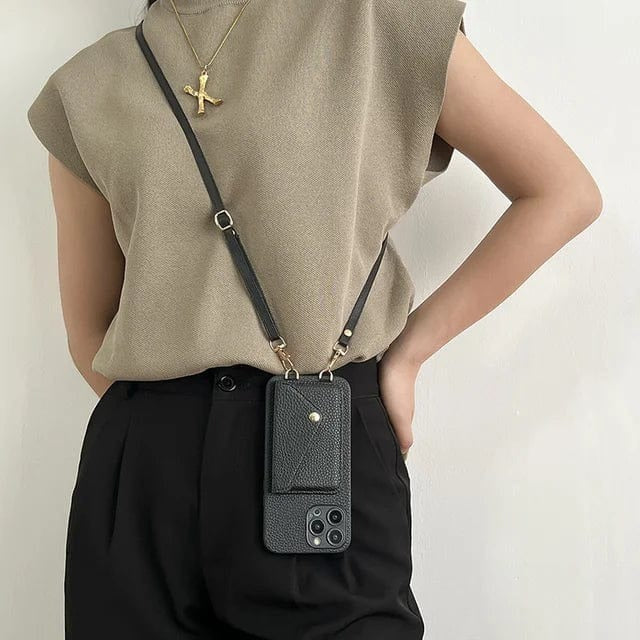 Casual Chic Phone Bag with Adjustable Crossbody Strap