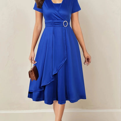 Amara Wrap Midi Dress