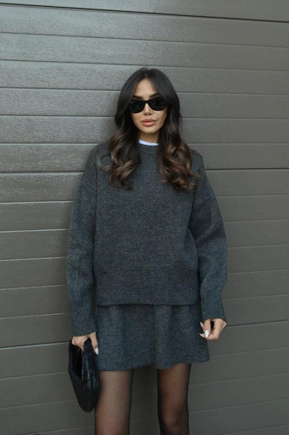 Seraphine Wool Sweater and Skirt Set