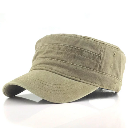 Men's Retro Military-Style Cap