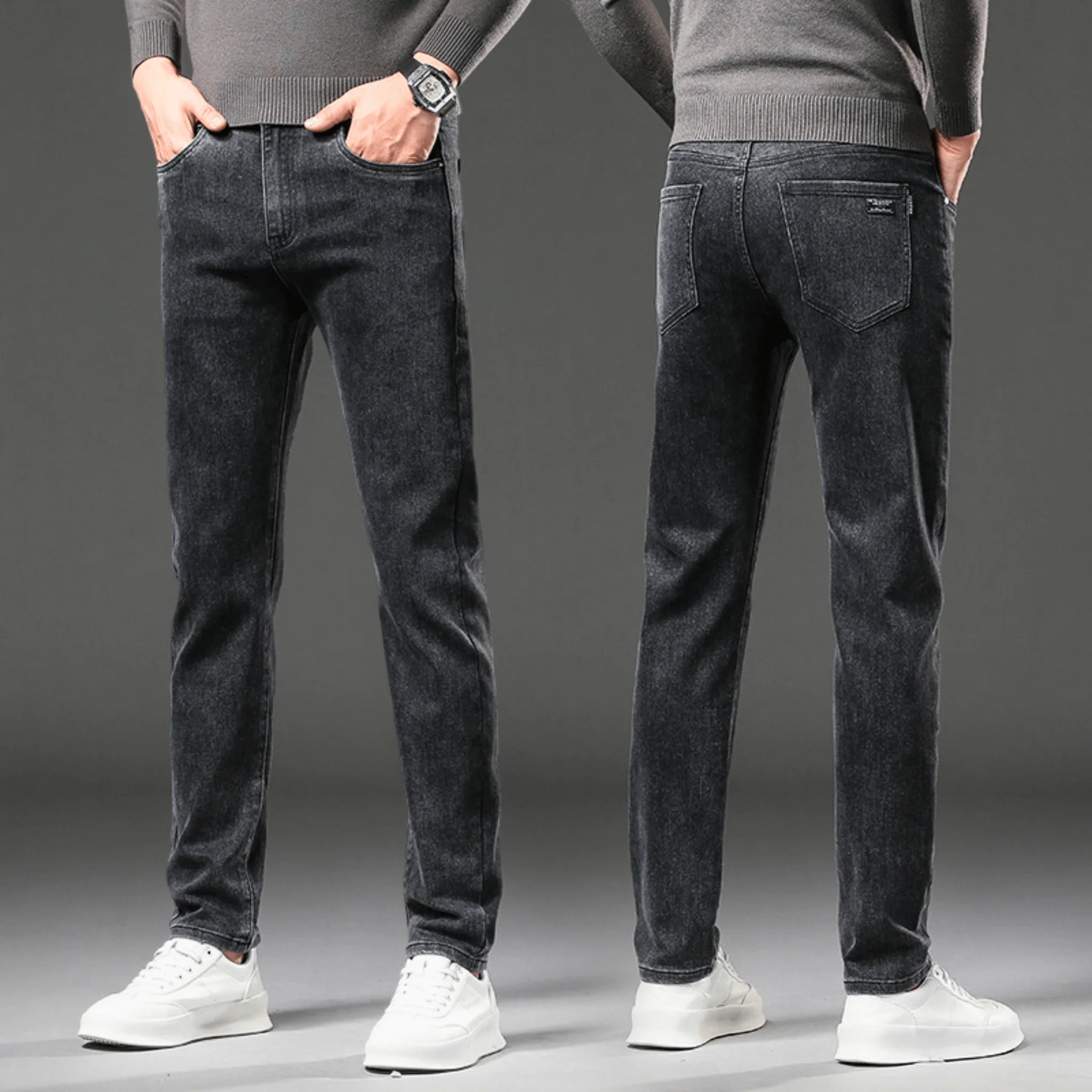 Men's Thermal Denim Jeans