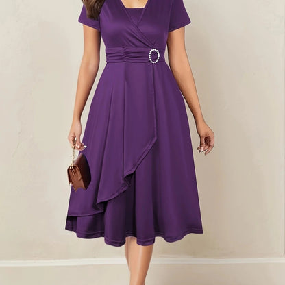 Amara Wrap Midi Dress