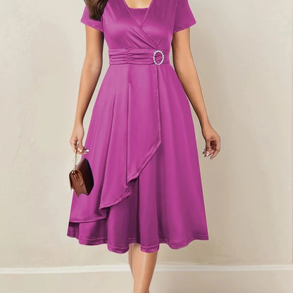 Amara Wrap Midi Dress